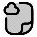 Datei-Cloud  Symbol