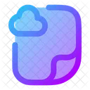 Datei Cloud Datei Cloud Symbol