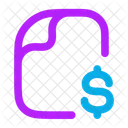 Datei-Dollar  Symbol