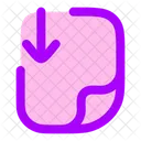 Datei download  Symbol