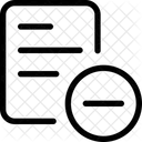 Datei Entfernen Datei Loschen Dokument Entfernen Icon