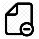 Datei Entfernen Dokument Entfernen Dokument Loschen Icon