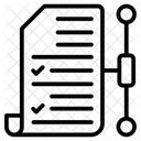 Dateinetzwerk Dokumentnetzwerk Dateiverbindungen Symbol