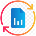 Datei Diagramm Synchronisierung Symbol