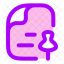 Datei-Pin  Symbol