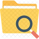 Datei Scannen Lupe Seite Symbol