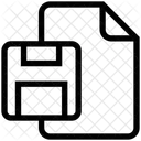 Datei Diskette Speichern Symbol