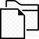 Datei Ordner Datei Und Ordner Ordner Symbol