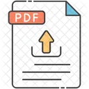 Dateiupload PDF Datei PDF Upload Symbol