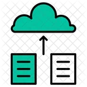 Cloud-Upload-Datei  Symbol