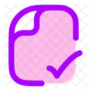 Datei verifiziert  Symbol
