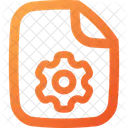 Dateieinstellung Symbol