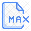 Dateierweiterung Max Dokument Papier Symbol