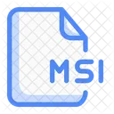 Dateierweiterung Msi Dokument Papier Symbol