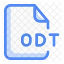 Dateierweiterung Odt Erweiterung Dokument Symbol
