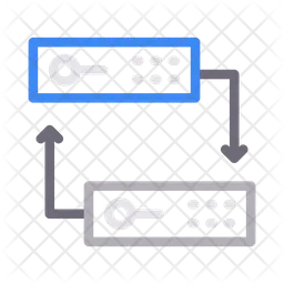 Datenaustausch  Symbol