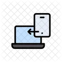 Filesharing Datenubertragung Mobil Symbol