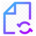 Dateisynchronisierung Synchronisierung Datei Symbol