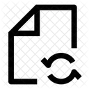 Dateisynchronisierung Symbol