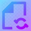 Dateisynchronisierung Symbol