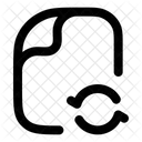 Dateisynchronisierung Synchronisierung Datei Symbol