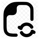 Dateisynchronisierung Synchronisierung Datei Symbol