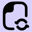 Dateisynchronisierung Synchronisierung Datei Symbol