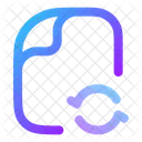 Dateisynchronisierung Synchronisierung Datei Symbol