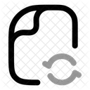 Dateisynchronisierung Synchronisierung Datei Symbol
