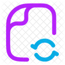 Dateisynchronisierung  Symbol