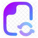 Dateisynchronisierung Synchronisierung Datei Symbol