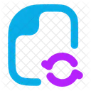 Dateisynchronisierung Synchronisierung Datei Symbol