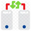 Dateisynchronisierung Datensynchronisierung Datensicherung Symbol