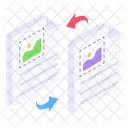 Dateitransfer Datenubertragung Informationstransfer Symbol