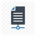 Datei Dokument Verbindung Icon
