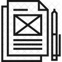 Daten Dokument Datei Symbol