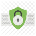 Daten Gesperrt Sicherheit Digitales Vorhangeschloss Icon
