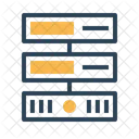 Daten Zentrum Server Symbol