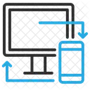 Daten synchronisieren  Symbol