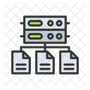 Datenaggregation Daten Cloud Computing Symbol