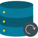 Datenaktualisierung Echtzeit Updates Datenbanksynchronisierung Symbol