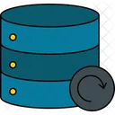 Datenaktualisierung Echtzeit Updates Datenbanksynchronisierung Symbol