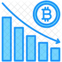 Datenanalyse Markt Down Symbol