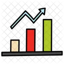 Statistiken Balkendiagramme Datenanalyse Symbol