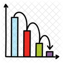 Statistiken Balkendiagramme Datenanalyse Symbol