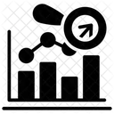 Online Daten Datenanalyse Balkendiagramm Icon