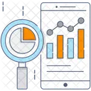 Datenanalyse Business App Mobile Business Symbol