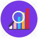 Datenanalyse Diagrammanalyse Graphanalyse Symbol