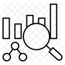 Geschaftsdiagramm Geschaftsgraph Datenanalyse Icon