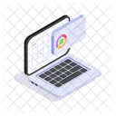 Daten Analysen Statistiken Symbol